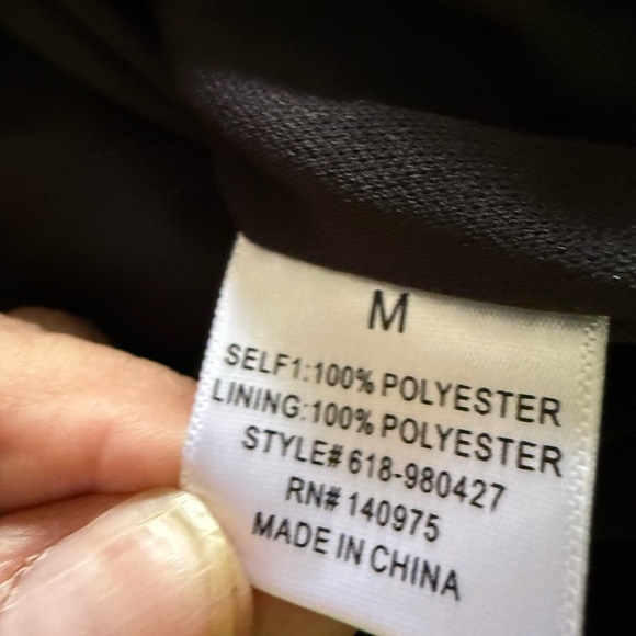 Blue Rain Midnight Black Sequin Skirt size M - Picture 11 of 12